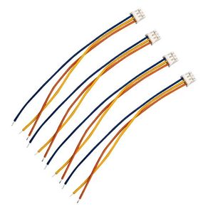 1,5 mm pitch KS Zhr adapterconnector 3P 3-aderig PTFE isolatie elektronisch gebruik witte vrouwelijke draadboom kabelassemblage - Product Image 2