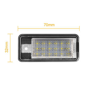 Éclairage de plaque d'immatriculation utilisé pour <span class=keywords><strong>AUDI</strong></span> A4 A5 A6 A7 Q5 <span class=keywords><strong>TT</strong></span> voiture Led 18SMD Auto extérieur autres accessoires d'éclairage - Product Image 3