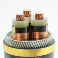 Yjv 26/35kV 70mm² Kupferkern XLPE-Isoliert PVC/PE-Ummantelt Armiertes Stromkabel Mittelspannungskabel