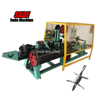 Machine à fabriquer du fil barbelé à double torsion à grande vitesse, nouvelle, certifiée CE, moteur de 2,2 kW, facile à utiliser, composants principaux