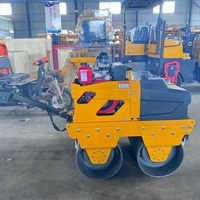 Mini-compacteur routier essence/diesel pour revêtement en asphalte