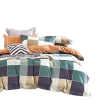 Ensemble de housse de couette 100% coton 200TC 300TC, motif imprimé numérique personnalisé, draps de lit