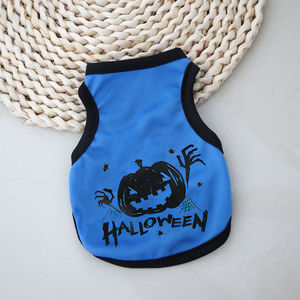 Halloween Vests <b>For</b> Cats And Dogs Orange Blue Purple Black Polyester Print Cute Pet <b>Clothes</b> Small Dog Pomeranian <b>Teddy</b> <b>Bear</b> - Product Image 3