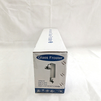 Pendingin Gelas Meja Kerja CO2 Froster Stainless Steel 12L 220V Freezer Gelas Koktail Instan Peralatan Bar