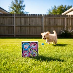 Dog Toys Juguete De Perro 12Pcs Colorful Chew <b>Rings</b> For Pets - Product Image 3