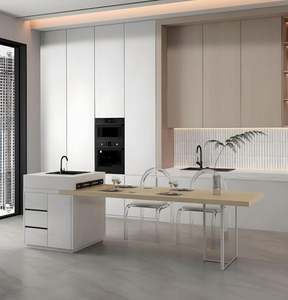 Gabinetes Modulares Modernos, Diseño de Cocina Lacado de Estilo Europeo, Hecho en China - Product Image 1