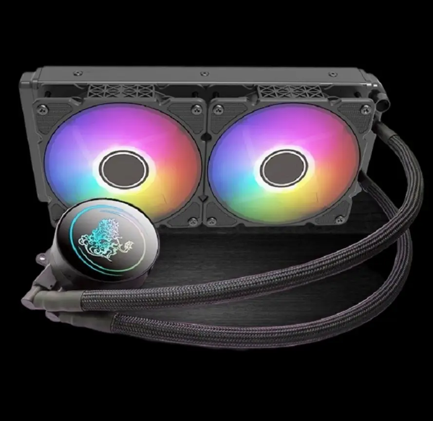 OEM universale 240mm RGB ARGB lga775 115X 1366 1700 2011 AMD AM4 cpu pompa del liquido ventola del dissipatore di calore radiatore di raffreddamento ad acqua universale