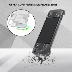 Tideseer – coque arrière transparente en cristal, conception à clipser, coque de protection rigide en PC antidérapante pour console de <span class=keywords><strong>jeu</strong></span> <span class=keywords><strong>Steam</strong></span> Deck, 304x129x41mm - Product Image 2