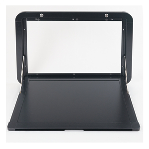 Table de pique-nique extérieure de camping-car de <span class=keywords><strong>caravane</strong></span> noire super forte pour manger et cuisiner avec une capacité de chargement durable - Product Image 1