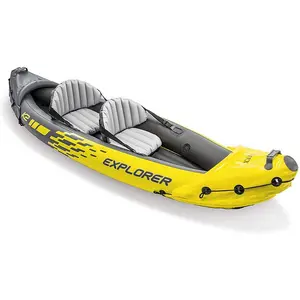 Early Buy Intex 68307 K2 Kayak 2 Person Inflatable Boat with Paddles and Pump