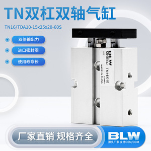 Cylindre pneumatique à double tige et double axe Tn-16*15 pour l'automatisation industrielle - Product Image 4