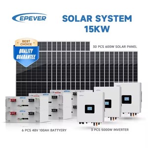 <span class=keywords><strong>EPEVER</strong></span> <span class=keywords><strong>5KW</strong></span> 10KW 15KW 20KW hors réseau Plusieurs types de batteries solaires pour panneaux solaires Système solaire complet pour usage domestique - Product Image 3