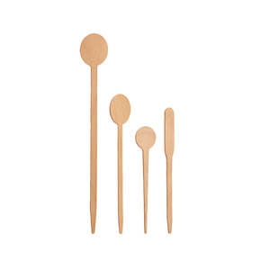 Personalizado Quadrado Top Birch Wooden Stir Sticks Eco Friendly Café e Agitadores de Bebida para Restaurante e Catering Uso - Product Image 2
