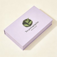 Cajas de Embalaje Personalizables para Café, Té y Bebidas, con Ranuras, Laminado Brillante/Mate, Estampado, Recubrimiento UV, Cartón Reciclable y Duradero