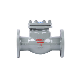 Mặt bích thép carbon Swing kiểm tra van H44H-16C thép đúc tiêu chuẩn quốc gia nặng ống nước PTFE niêm phong 1/2 "-12" Kích thước cổng - Product Image 5