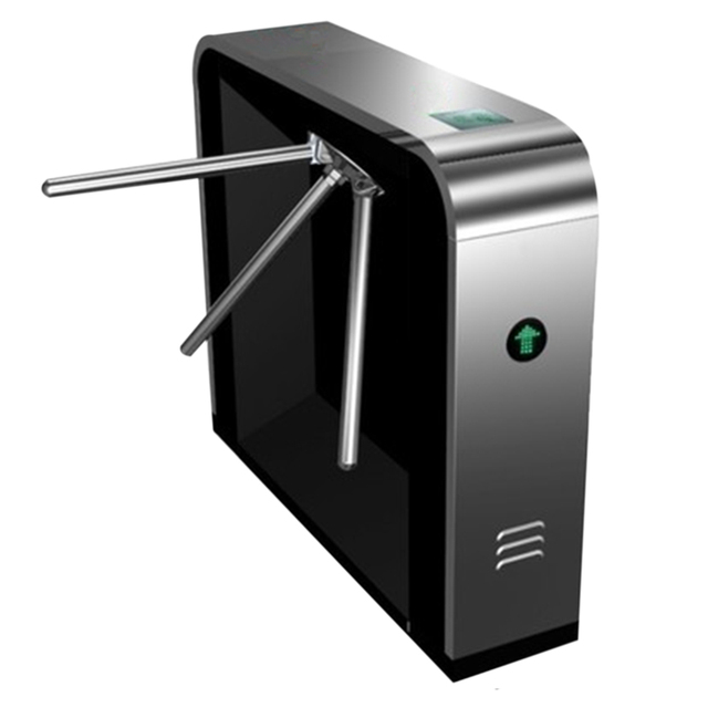 Security Access Control Fingerprint Stainless Steel Barrier Gate Automatic Barcode Scanner Gate Turnstiles