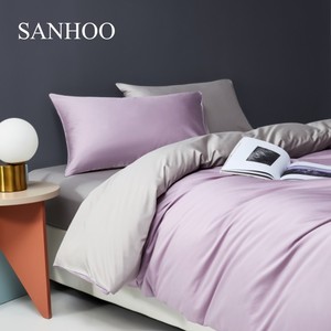 Sanhe Sang Trọng Đôi Nữ Hoàng Kích Thước Khăn Trải Giường Và Gối Trường Hợp 4 Pcs <span class=keywords><strong>Comforter</strong></span> Bộ Khách Sạn Khăn Trải Giường - Product Image 6