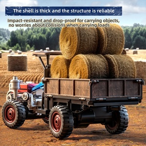 Tracteur agricole télécommandé 4x4 avec fonction <span class=keywords><strong>de</strong></span> fumée, modèle électrique pour enfants, jouet <span class=keywords><strong>de</strong></span> ferme - Product Image 3