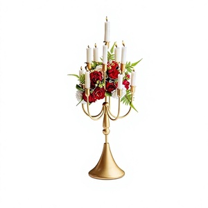 Metal Floor Candelabra <b>Candle</b> Holder Wedding Candelabra Tall 11 Arm Candelabra Antique <b>Candle</b> Holder Centerpieces - Product Image 1