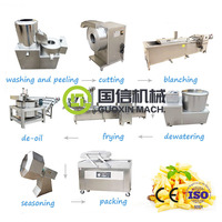 Continue productielijn voor het frituren van fruitchips, bananenplakjes frituurmachine, productielijn voor het frituren van bananenchips
