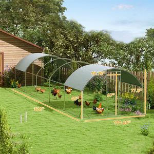 Metal Chicken Coop for <strong>Pets</strong> Outdoor <strong>Run</strong> for Small Animals - Product Image 1