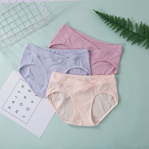 Culotte de grossesse XXXL Calcinha Feminina Ladies Postpartum Briefs Bragas Culotte de maternité en coton pour femmes - Product Image 6