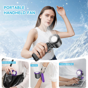 Ventilador Portátil Mini de Alta Calidad para Exteriores, Color Blanco, Pequeño - Product Image 4