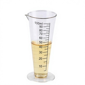 บีกเกอร์พลาสติกขนาด 100 มล. พร้อมพวยกาสำหรับใช้ในห้องปฏิบัติการ - Product Image 4