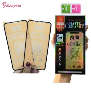 Wholesale full cover Anti Broken 9D Nano Flexible Phone Tempered Glass Screen Protector Ceramic Matte Soft Film For Samsung