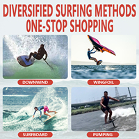 Planche de surf hydrofoil tout-terrain légère en fibre de carbone détachable haute performance |   Planche à voile électrique E-Foil JFS