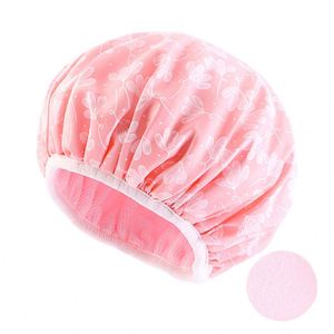 หมวกคลุมผมผ้าไมโครไฟเบอร์สำหรับผู้หญิงหมวกคลุมผมแห้งมีซับในยืดหยุ่นได้สำหรับทำความสะอาดหลังการดูแลเส้นผม - Product Image 1