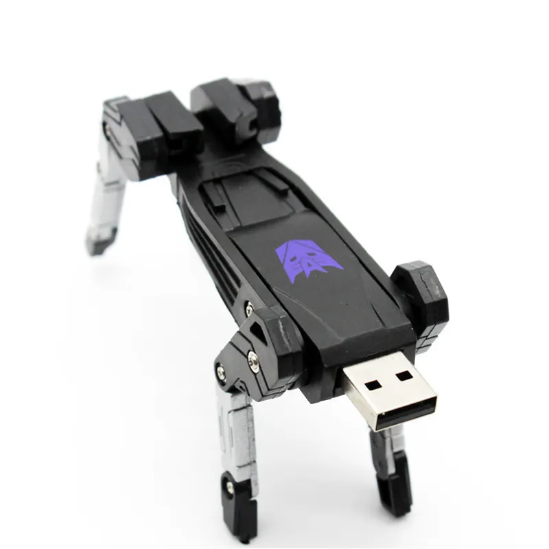 Трансформатор робот собака 32 ГБ 1 ГБ 2 ГБ 32 ГБ USB флэш-накопитель 4 ГБ 8 ГБ 16 ГБ мультфильм собака игрушка Флешка 2,0 usb карта памяти