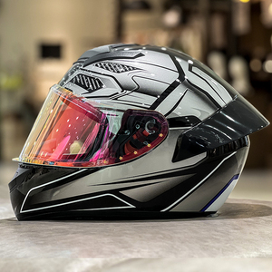 Mũ bảo hiểm đua xe địa hình full face độc đáo, chất liệu ABS, đạt chuẩn DOT, dành cho xe tay ga, cỡ XL, bảo vệ khi đi xe máy - Product Image 6