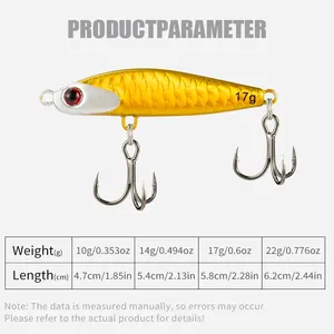 Esca Jig in metallo da lancio per fushazer 10g 14g 17g 22g esca da pesca per <span class=keywords><strong>esche</strong></span> da pesca per Bass - Product Image 2