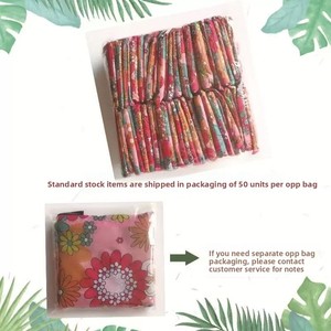 Bolsa de Compras Plegable de Poliéster, Práctica y Portátil para Viajes, Estilo de Dibujos Animados, Uso Transfronterizo - Product Image 4