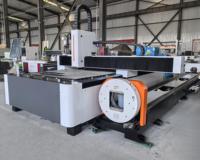 Équipement de découpe laser fibre multifonction 2-en-1 pour tôles métalliques et aciers au carbone de 12 mm et 10 mm, fabrication chinoise