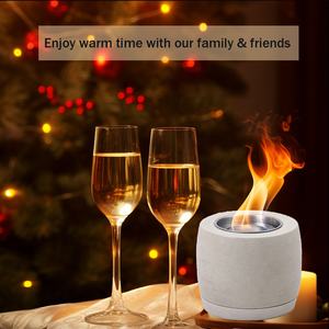 Meilleur prix Foyer extérieur moderne Foyer de table Foyer en béton Grill Mini foyer portable Foyer à l'éthanol - Product Image 5