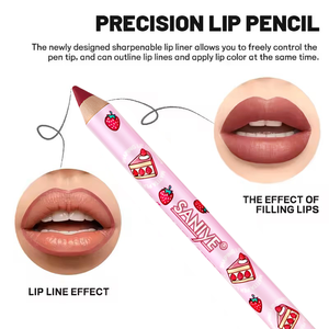 <span class=keywords><strong>Crayon</strong></span> à lèvres épais à haute pigmentation, fini mat minéral naturel, longue tenue, lissant, certifié CE - Product Image 5