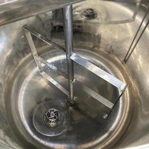 Tanque de mezcla de oferta directa con agitador, tanque de mezcla de calentamiento a vapor, tanque de mezcla cosmético, mezclador de crema química con bomba de descarga - Product Image 5