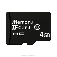Carte mémoire TF 4 Go HC Classe 10 U1 UHS-I avec service d'impression OEM pour caméra de tableau de bord Wi-Fi, emballage en carton en vrac
