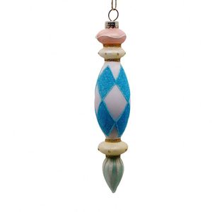 Nouveau style, pendentif en verre coloré fait main en Chine, 3*3*13,5 cm, décoration intérieure, artisanat en verre pour arbre - Product Image 5