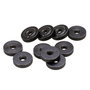 Écrous moletés à profil bas en acier inoxydable 304, acier au carbone zingué, filetage femelle, type fin M3 M4 M5 M6, nickelés - Product Image 4