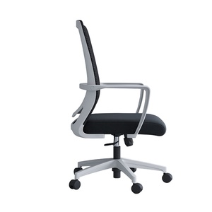 Chaise de bureau pivotante de haute qualité en maille pour visiteurs, chaise de bureau inclinable en tissu pour personnel, avec fonction de levage - Product Image 3