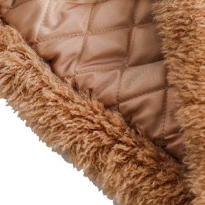 Chaqueta de mezclilla vintage personalizada con lana de cordero, chaqueta de invierno para mujer, gruesa, cálida, con forro de piel, cortavientos, chaquetas para mujer - Product Image 6