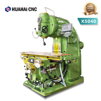 Fraiseuse universelle verticale HUAHAI CNC X5040, taille de table de travail 1700x400mm, cône de broche ISO50, 220V/380V, usage moyen