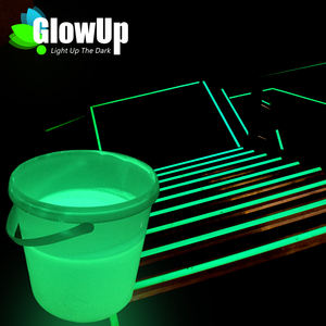 Glow in <span class=keywords><strong>the</strong></span> dark farbe für boden malerei photoluminecsent druck auf wand oberfläche straße linie beschichtung pigment - Product Image 4