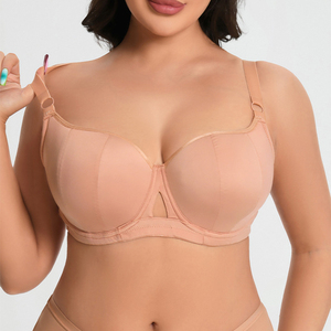 <span class=keywords><strong>Reggiseno</strong></span> Ingrosso con Ferretto Push-Up <span class=keywords><strong>Taglie</strong></span> UE 75-95DEFGHI, Coppe Grandi e <span class=keywords><strong>Taglie</strong></span> <span class=keywords><strong>Forti</strong></span> per Donna, Sottile in Maglia con Schiena a U, in Nylon/Elastan, Modello Raccogliente - Product Image 5