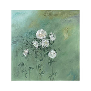 <span class=keywords><strong>Peinture</strong></span> à l'huile <span class=keywords><strong>sur</strong></span> toile encadrée, peinte à la main, tridimensionnelle, minimaliste, impressionniste classique, florale, abstraite, éléphant, pour salon - Product Image 6