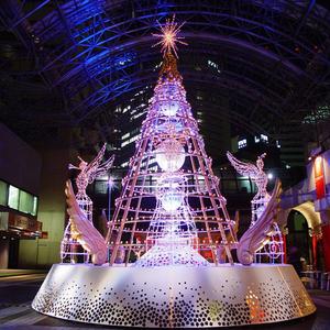 10M 20M 30M <span class=keywords><strong>pas</strong></span> <span class=keywords><strong>cher</strong></span> prix personnalisé LED arbre <span class=keywords><strong>de</strong></span> noël artificiel support en métal pour la décoration extérieure - Product Image 3