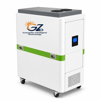 Système de stockage d'énergie solaire industriel tout-en-un monté sur rack, onduleur-batterie 15KW 43KWh LiFePO4 hybride hors réseau CE UL1973